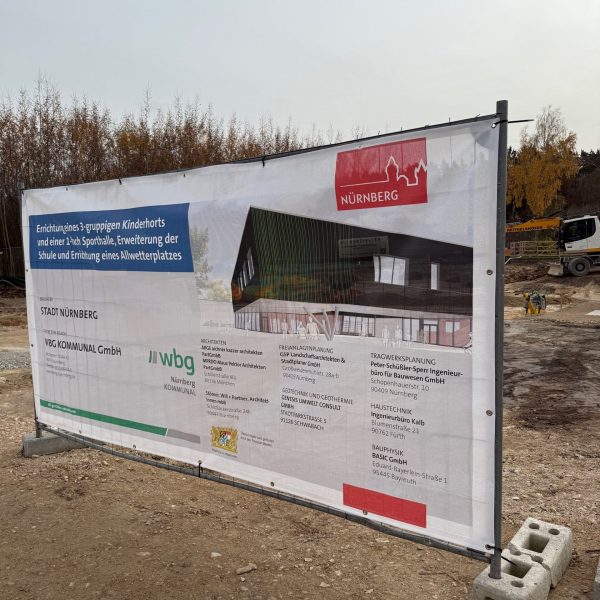 Spatenstich Erweiterungsbau & Turnhalle in Nürnberg Fischbach