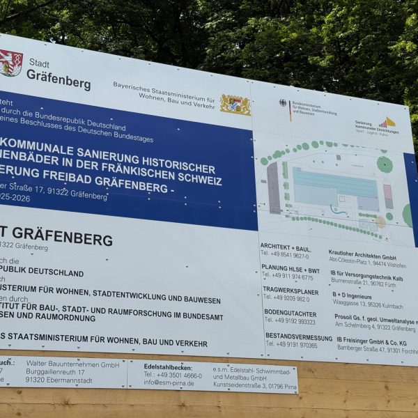 Spatenstich Freibad Gräfenberg Spatenstich Freibad Gräfenberg
